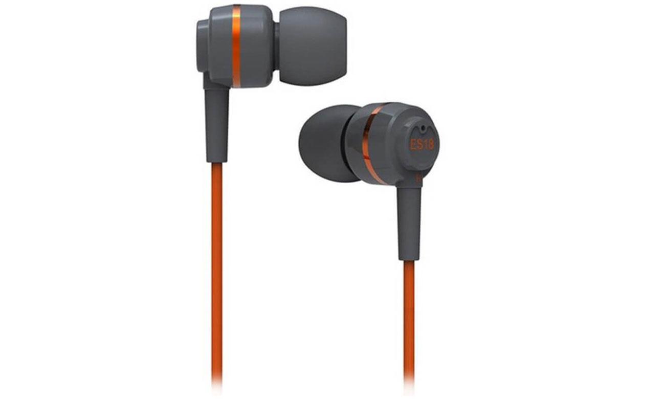 Słuchawki dokanałowe ES18S SoundMagic Grey-Orange