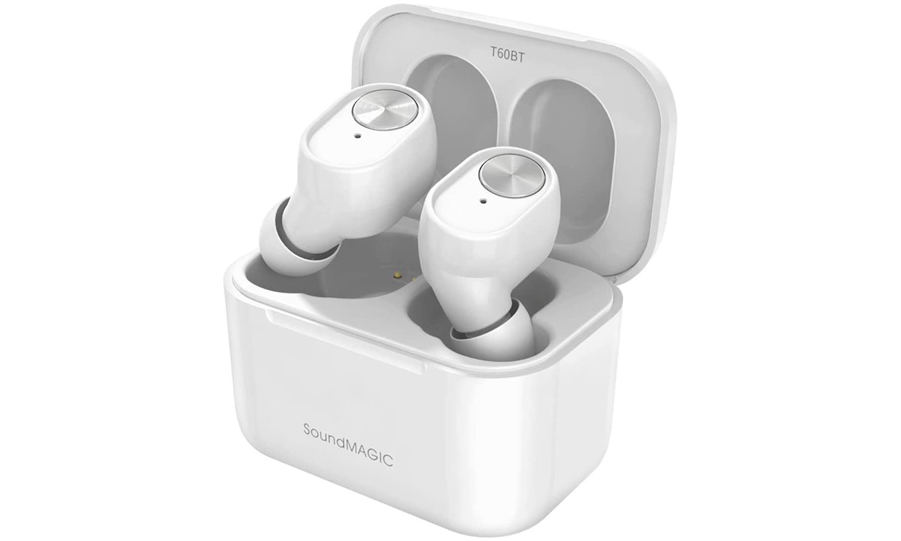 Bezprzewodowe słuchawki dokanałowe SoundMagic T60BT