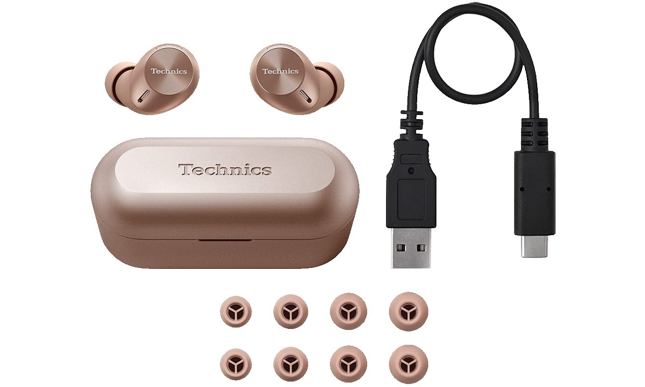 słuchawki bezprzewodowe Technics EAH-AZ40 Złote