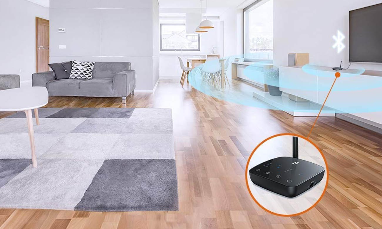 Dźwięk bez opóźnień z transmiterem Taotronics TT-BA014