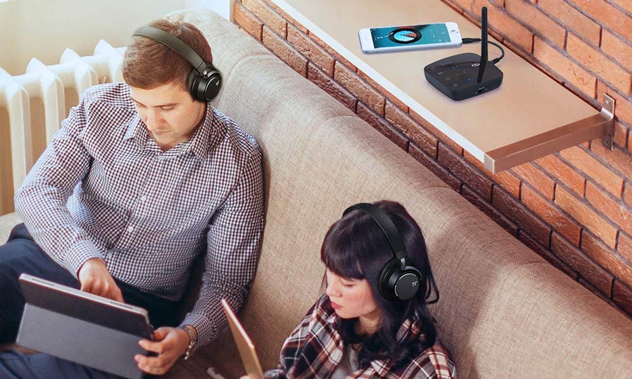 Długie działanie na baterii - transmiter Bluetooth Taotronics TT-BA014