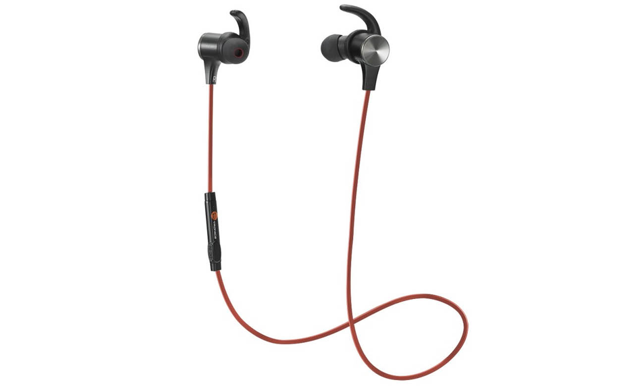 Słuchawki bezprzewodowe dokanałowe TaoTronics TT-BH07 czerwone