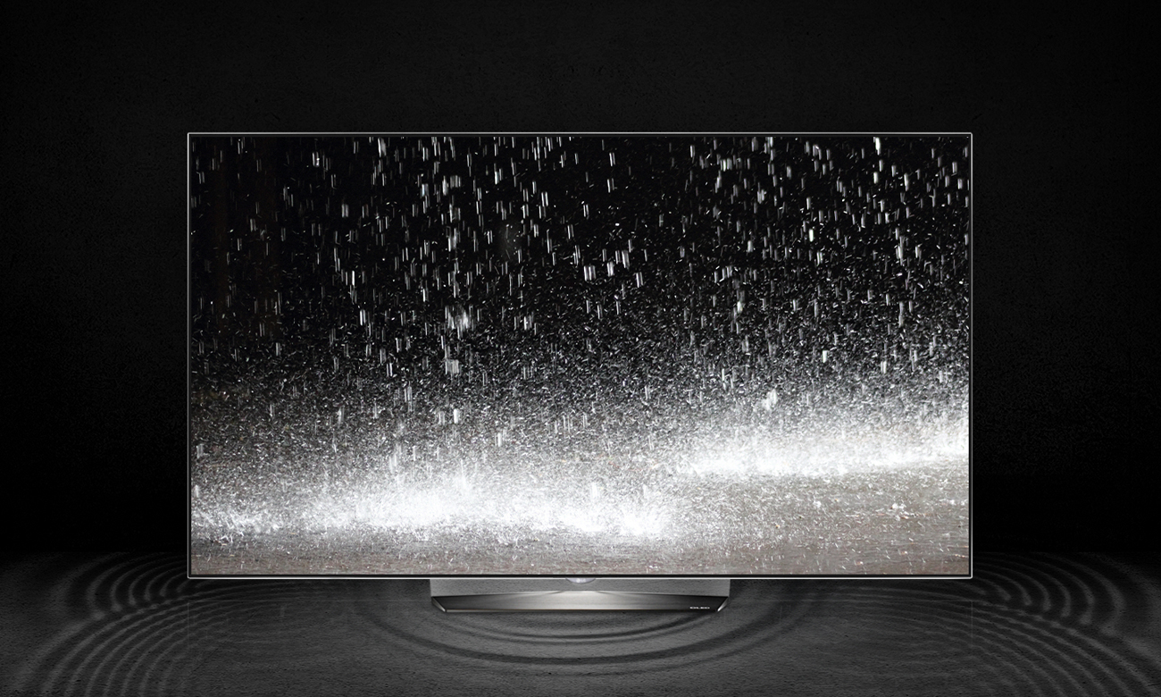 Mocne głośniki w telewizorze LG 65B6V OLED