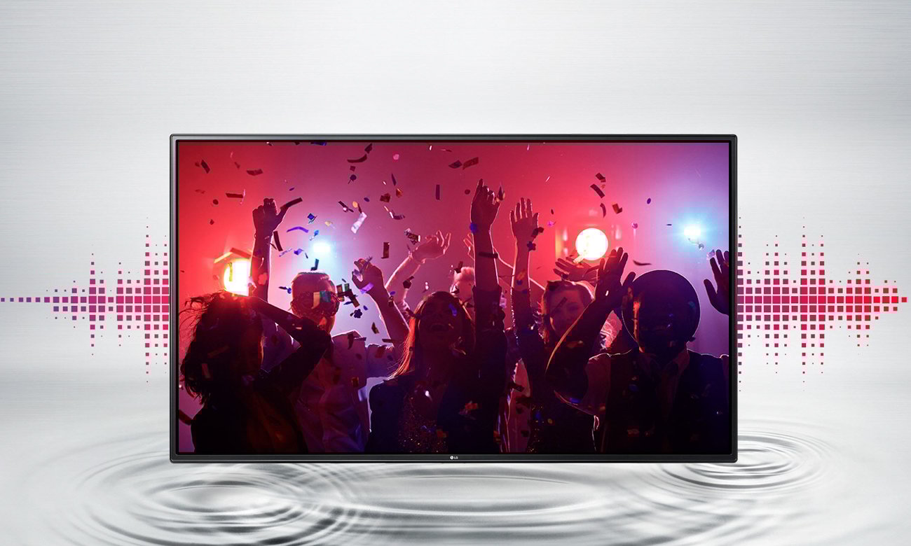 Mocny dźwięk z telewizora LG 43LH500T