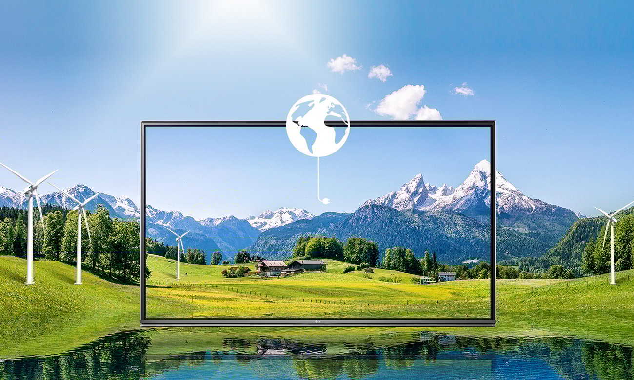 Oszczędność energii z telewizorem LG 55UH6257