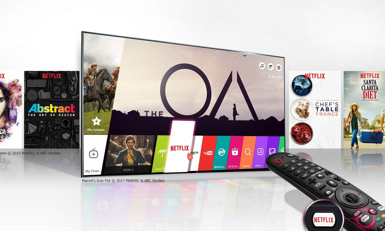 Netflix 4K HDR z telewizorem LG 65SJ850V