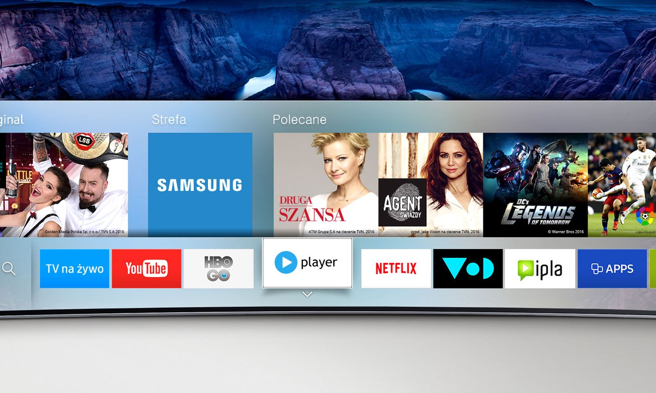 Wygodne sterowanie tv Samsung UE40KU6400