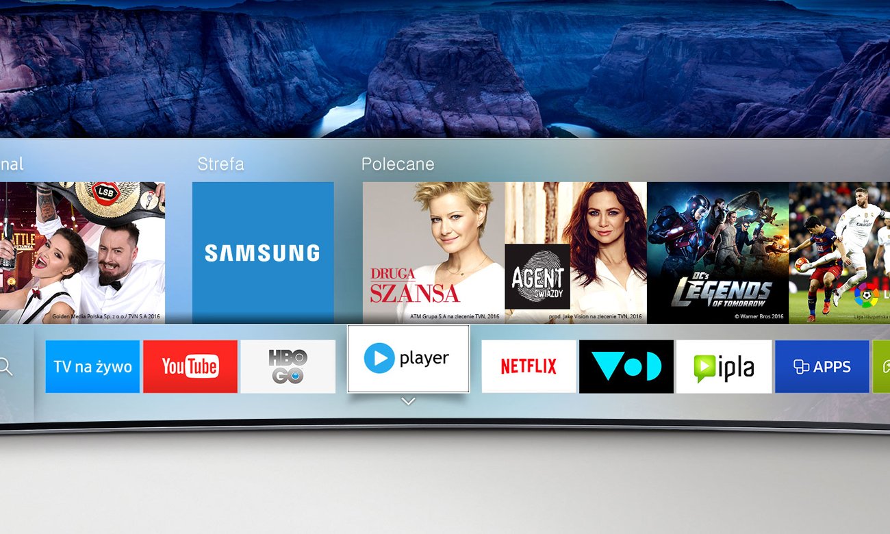 Wygodne sterowanie tv Samsung UE65KU6000