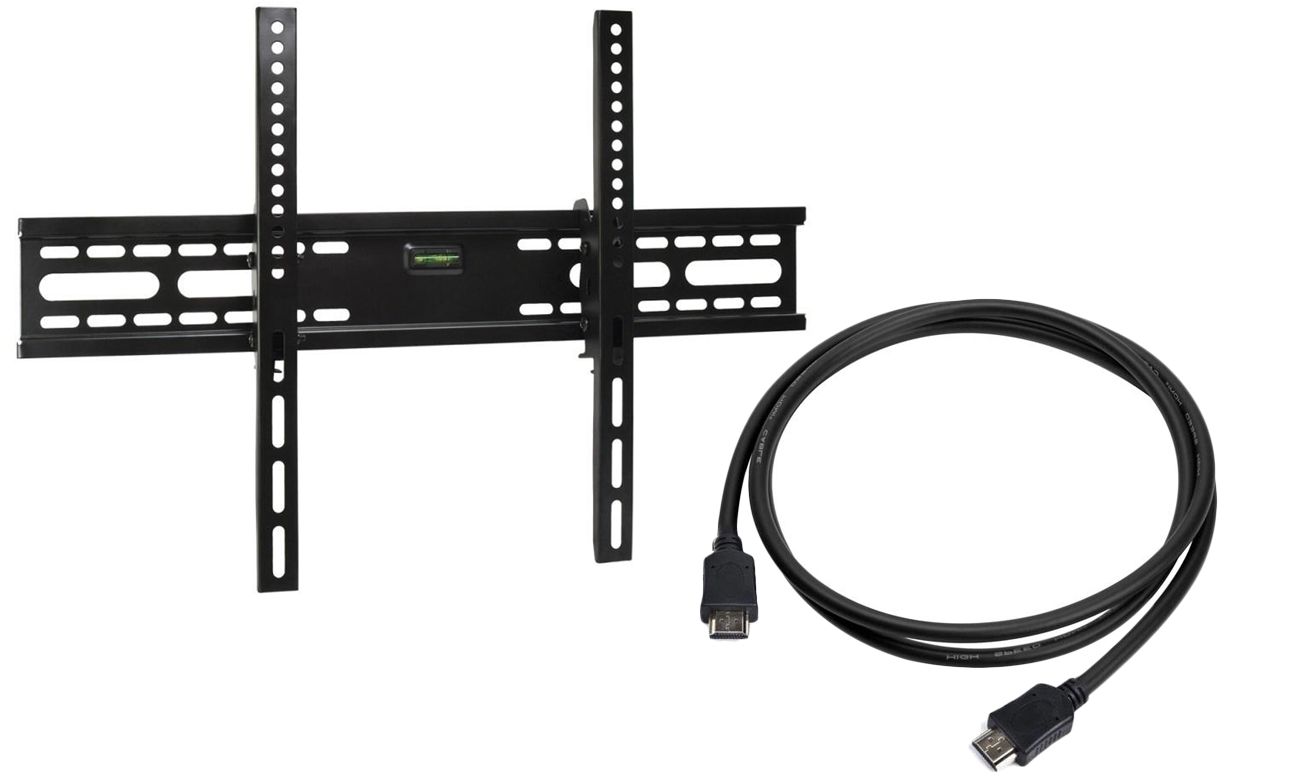 Uchwyt RTV i kabel HDMI w zestawie