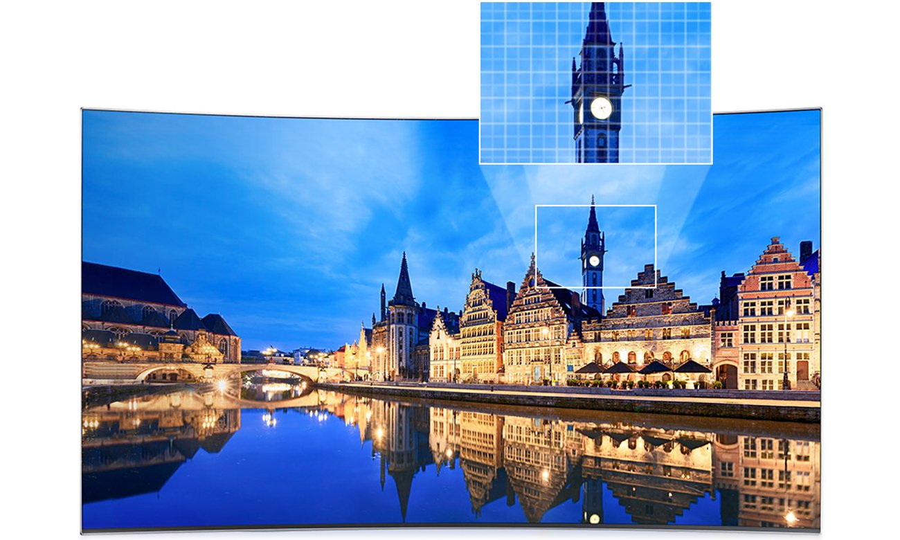Wysoki kontrast obrazu w telewizorze Samsung UE49K6300