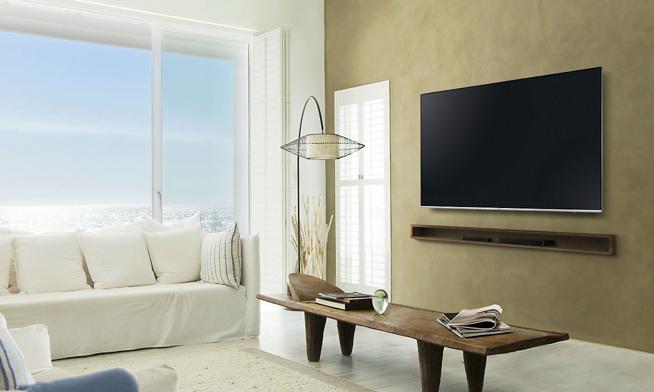 System ukrywania kabli w Samsung UE55MU7002