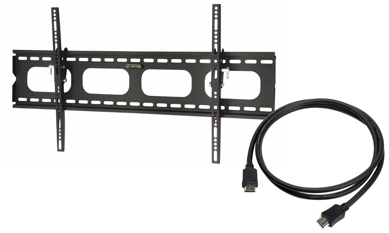 Uchwyt RTV i kabel HDMI w zestawie