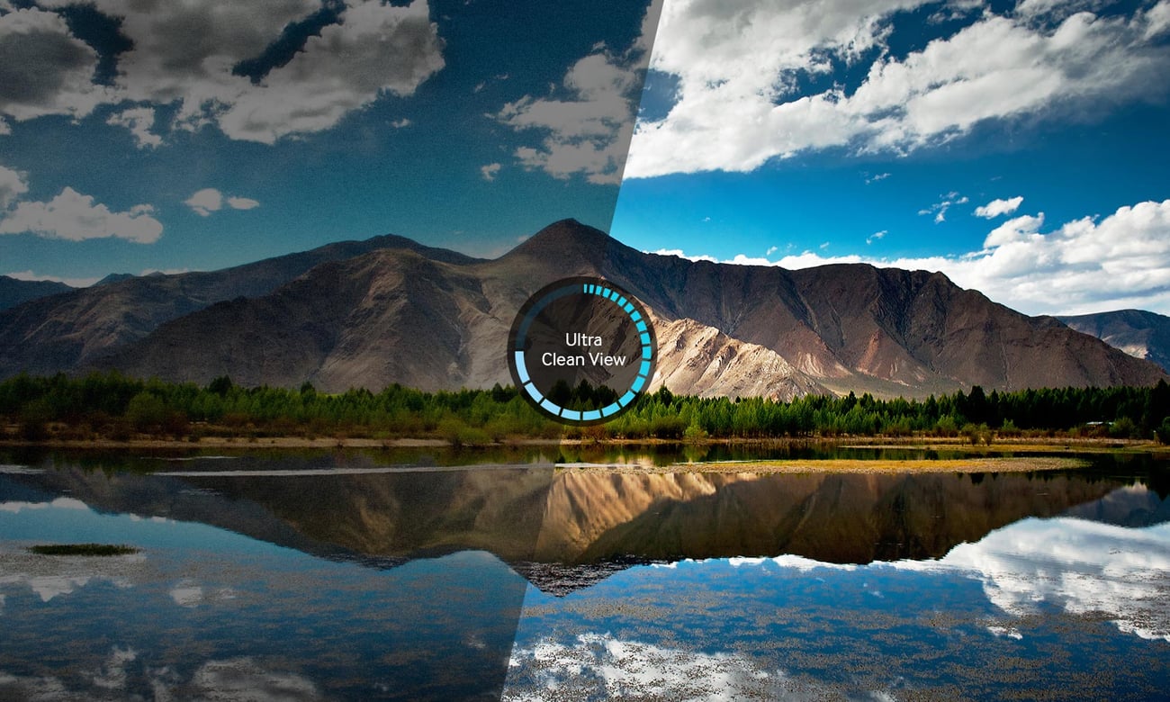 Technologia Ultra Clean View w telewizorze Samsung UE65KU6100