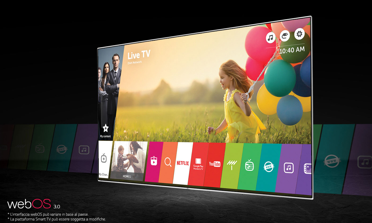 Telewizor LG 65B6V OLED z systemem webOS 3.0