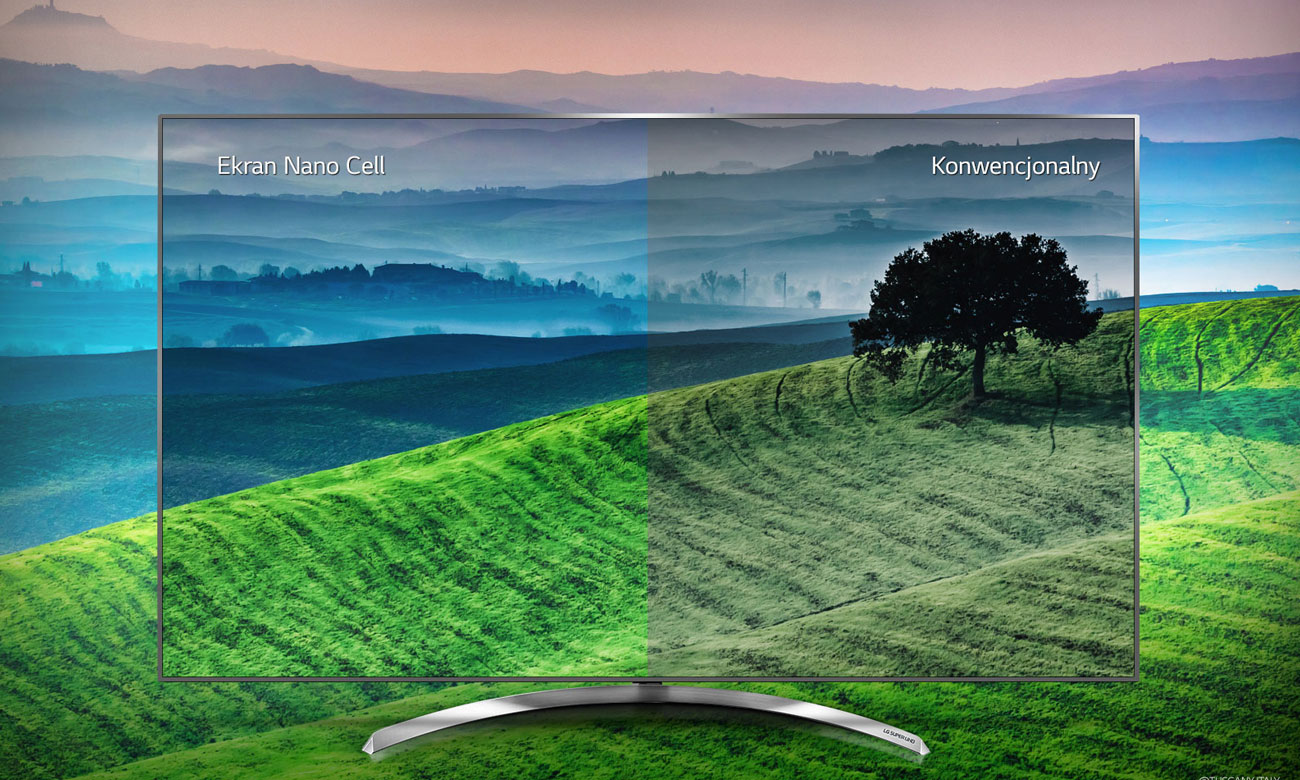 Piękne kolory na ekranie 65 calowego telewizora LG 65SJ850V