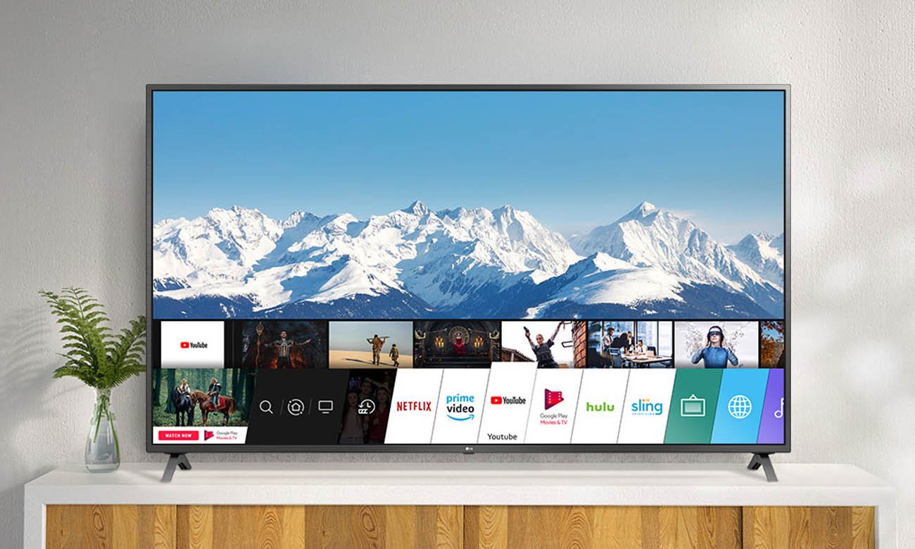 Szeroki kąt widzenia w LG 75UN85003 z systemem webOS Smart TV