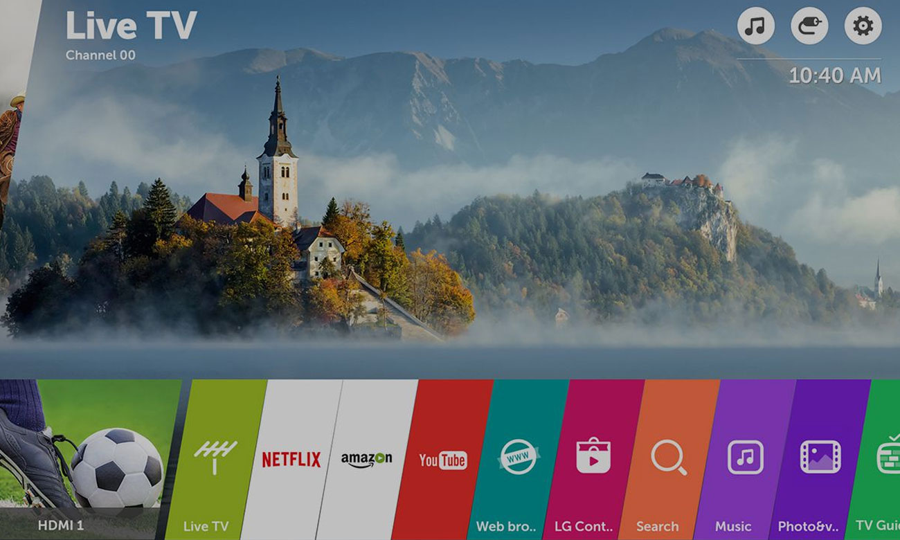 Telewizor LG 65SJ850V z systemem operacyjnym webOS 3.5