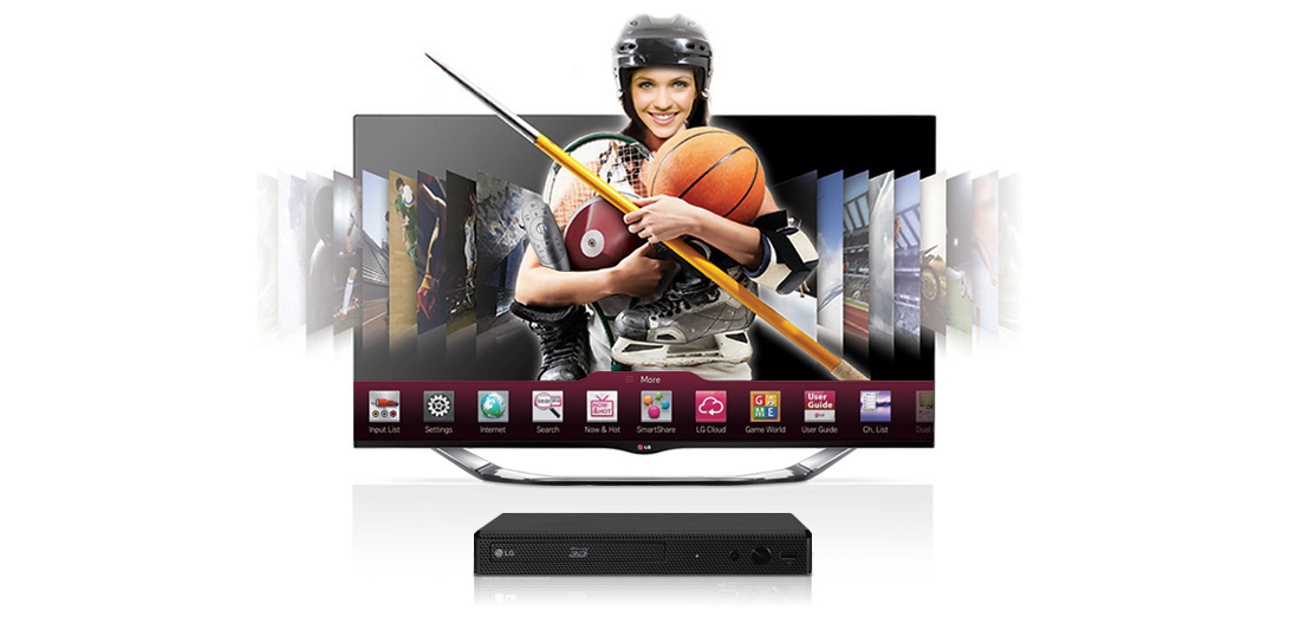 Blu-ray LG BP550 umożliwia odtwarzanie wielu formatów