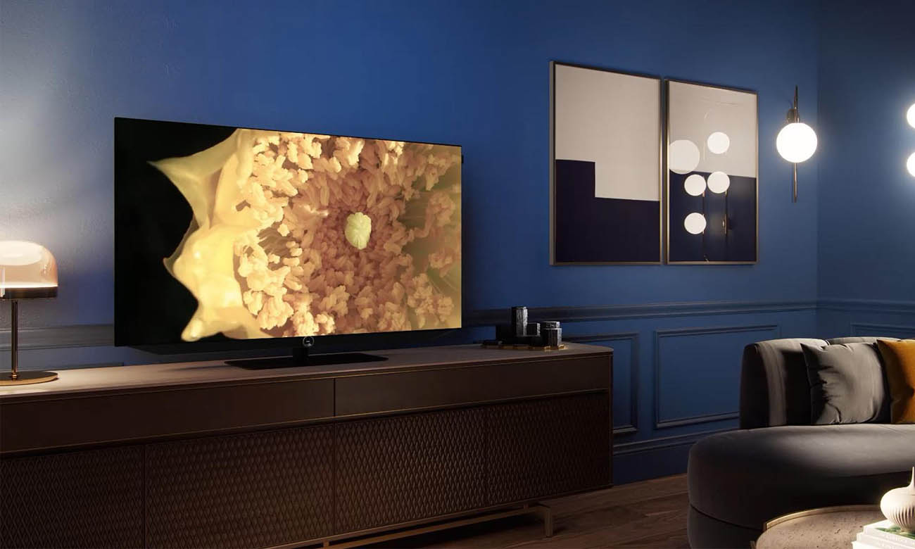 elegancki telewizor loewe bild v