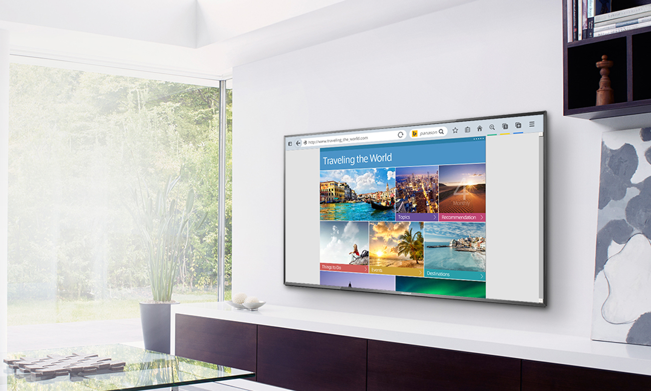 TV Panasonic TX-55DXU601 z łącznośćią Wi-Fi