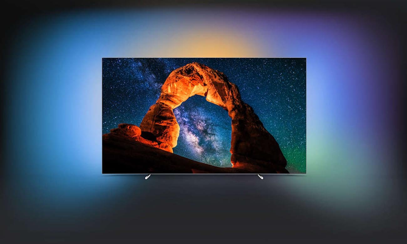 Technologia Ambilight w TV Philips 55OLED803