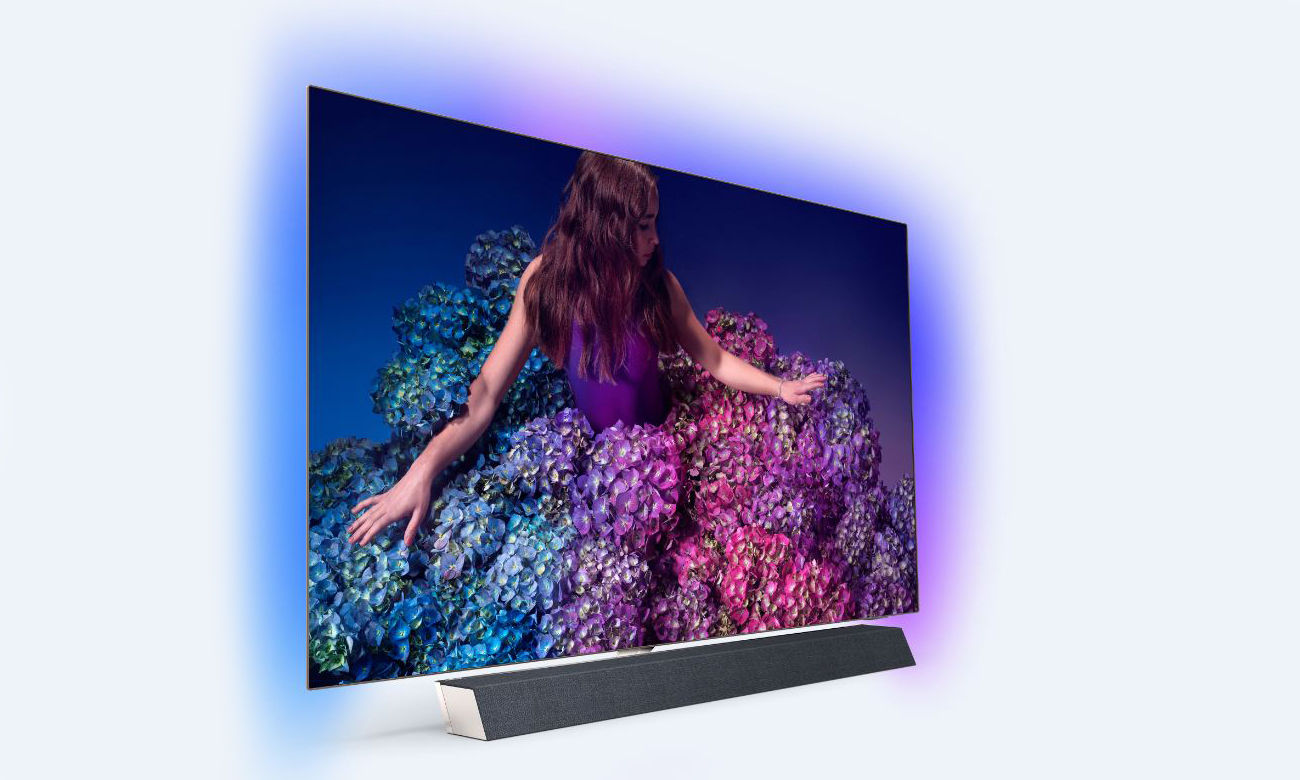 Soundbar Bowers Wilkins w telewizorze Philips 65OLED934