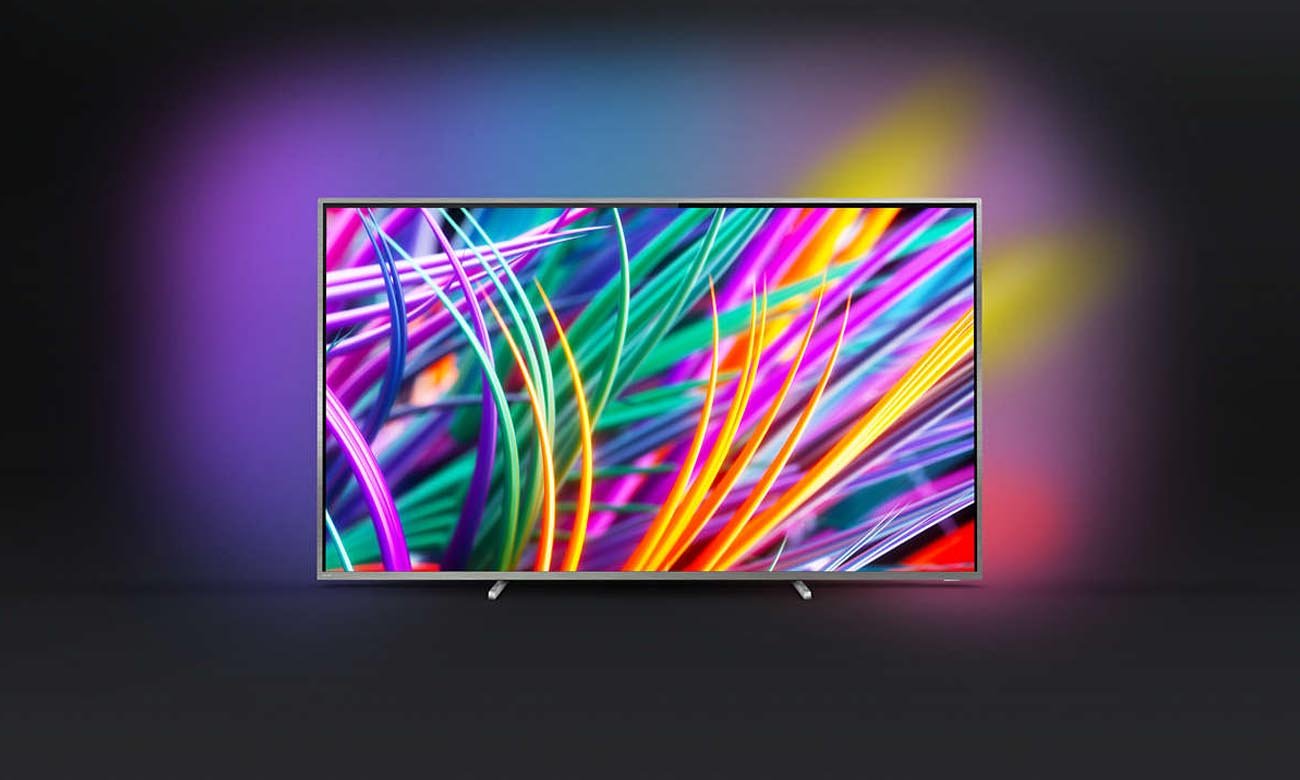 Technologia Ambilight w TV Philips 75PUS8303