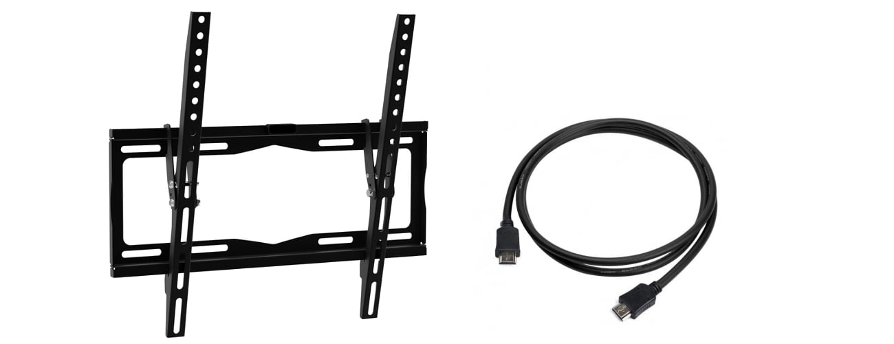 Uchwyt RTV i kabel HDMI w zestawie