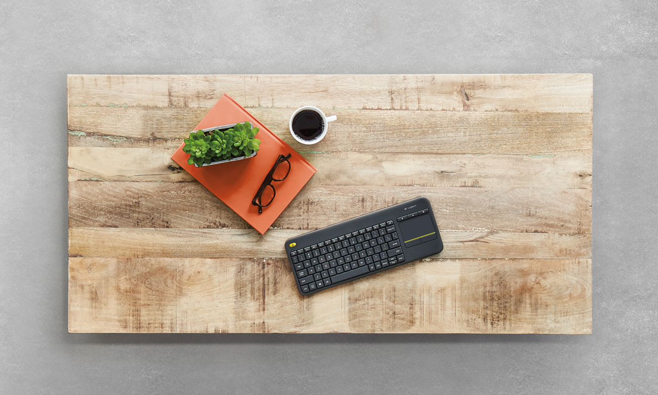 Klawiaturab Logitech Wireless Touch K400 Plus czarna 920-007145