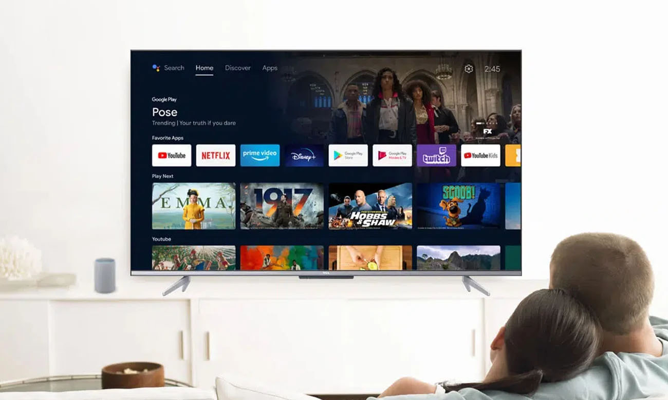 Telewizor Smart z Android TV TCL 50P722 4K