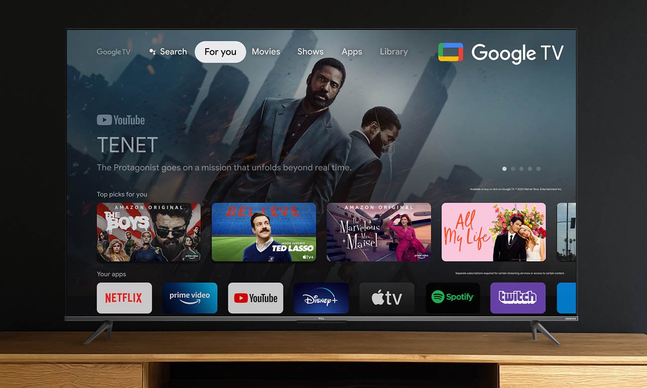 Telewizor Smart z Google TV TCL 65C635 4K