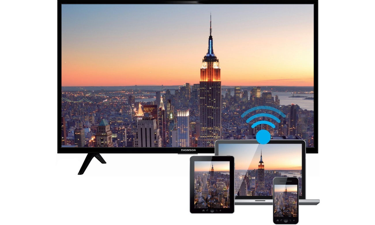 Łączność Wi-Fi i DLNA w tv Thomson 40FB5426