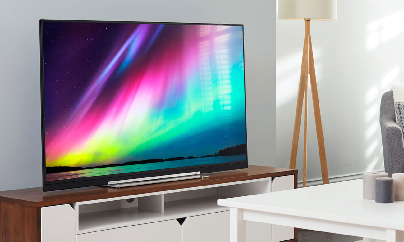 Złącza i funkcje w telewizorze Toshiba 55U7863DG
