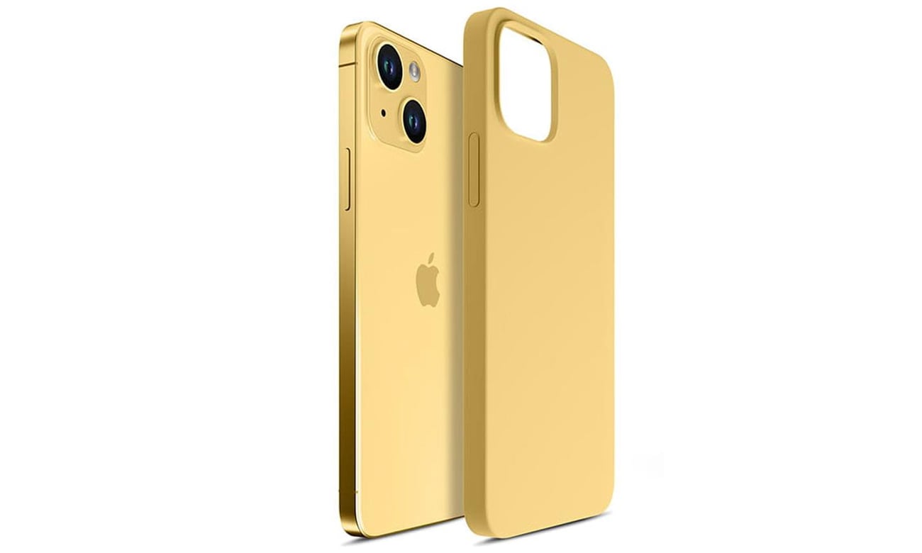 3mk Hardy Silicone MagCase do iPhone 15 Plus Yellow