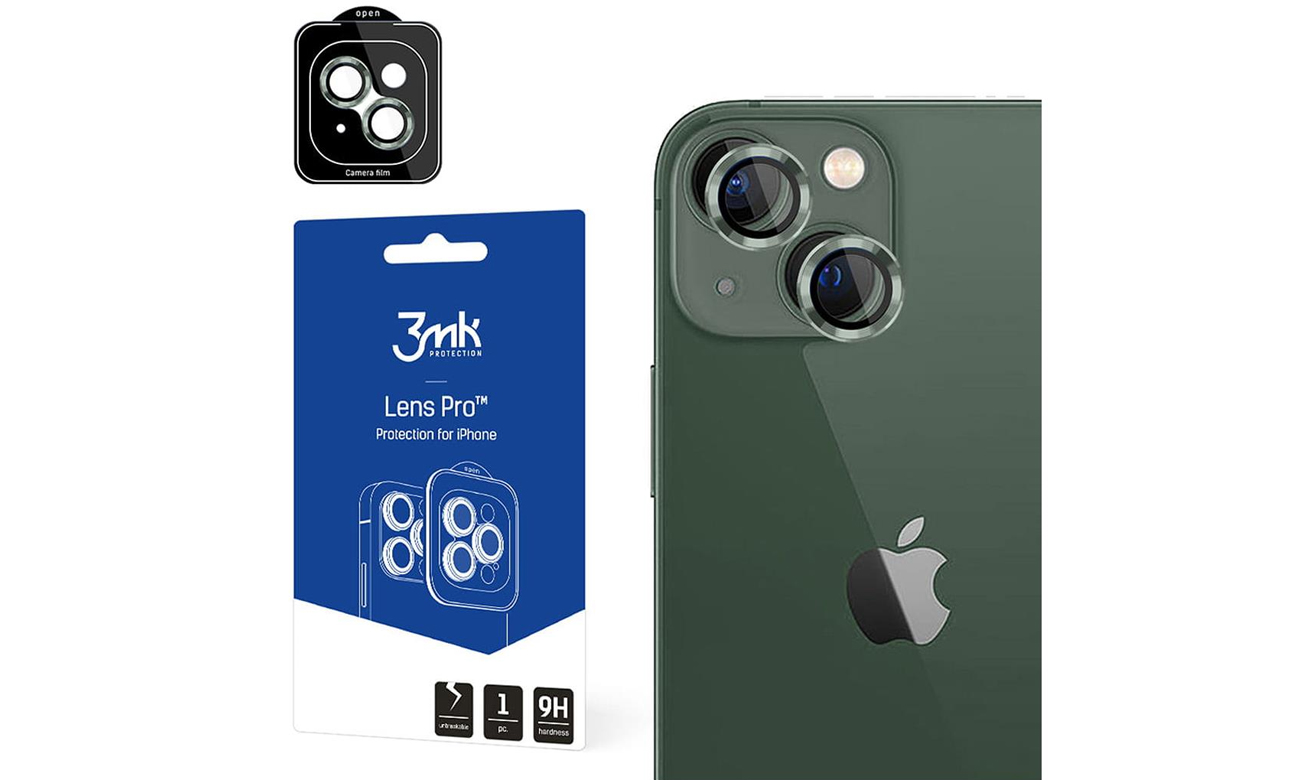 3mk Lens Protection Pro für iPhone 15 Plus Alpine Green