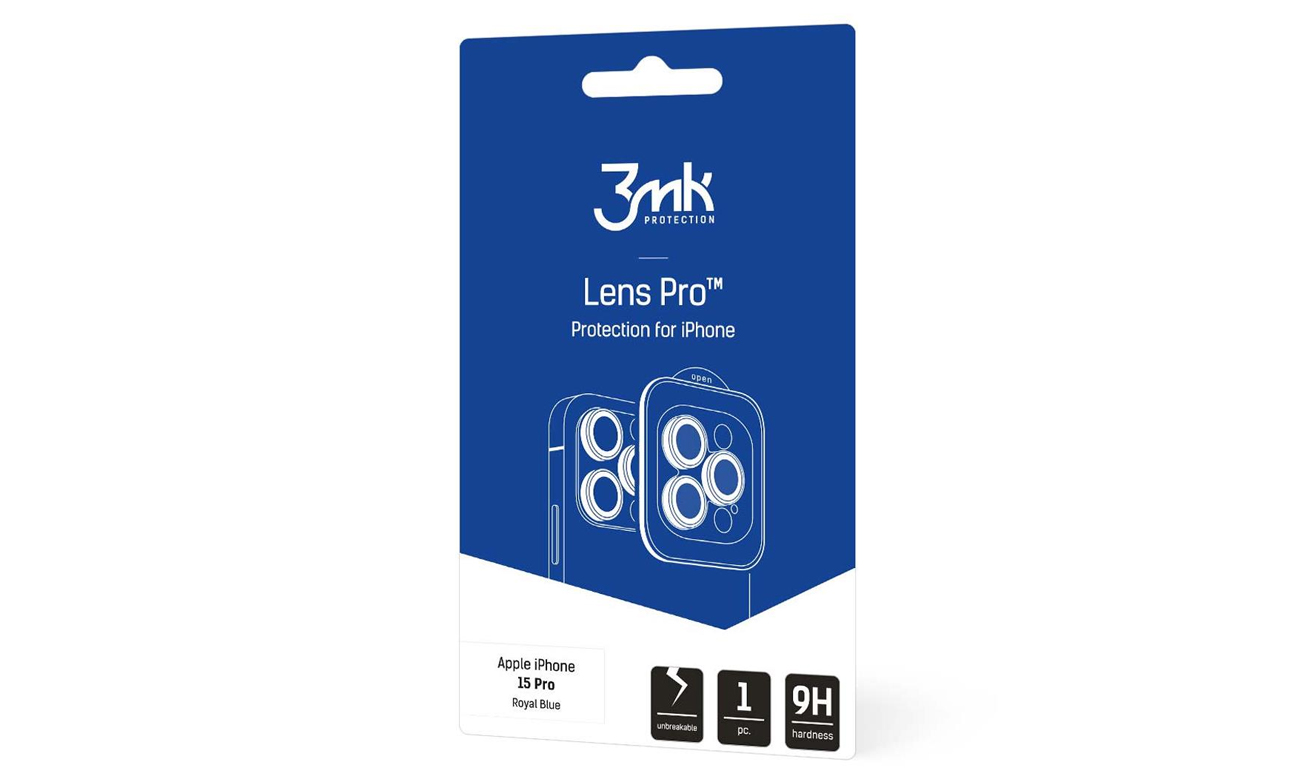 3mk Lens Protection Pro do iPhone 15 Pro Gold