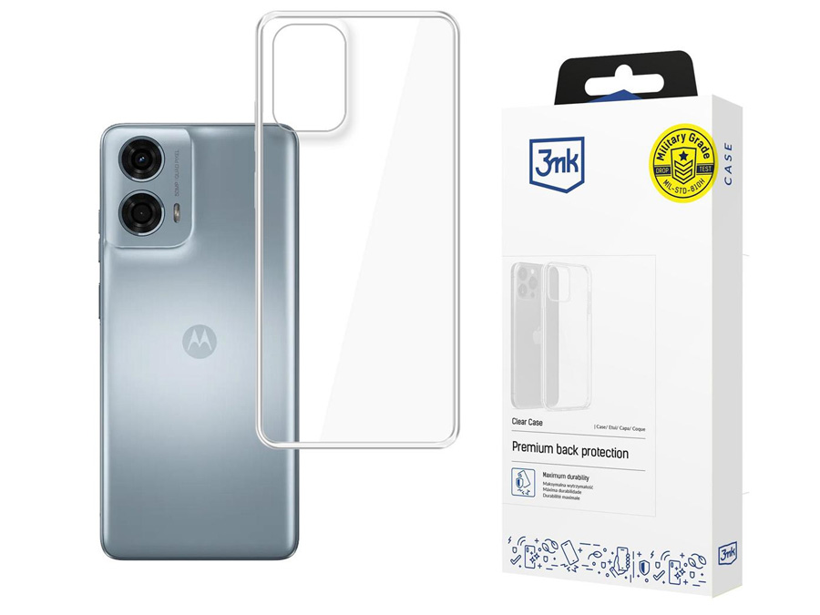 3mk Clear Case do Motorola Moto G04 / G24 Power / G24 4G / e14