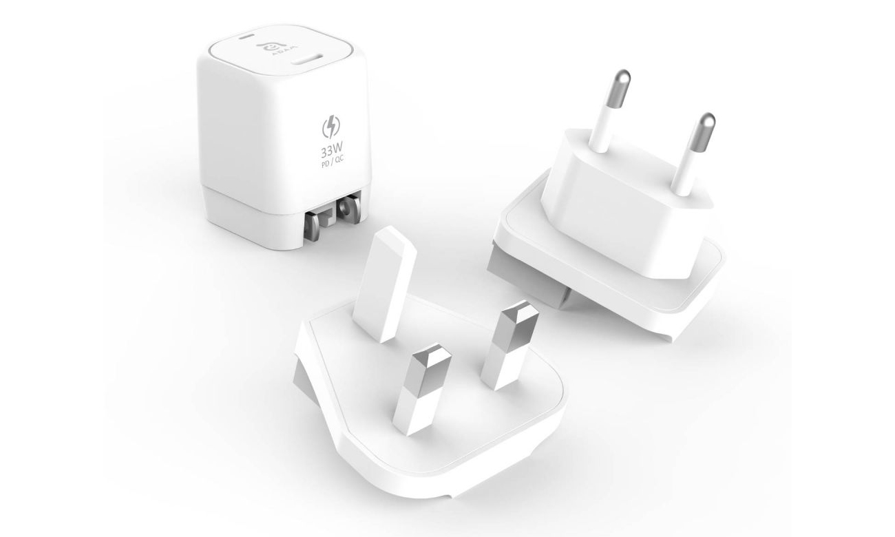 Adam Elements OMNIA P3 USB-C 33W Compact Wall Charger biały