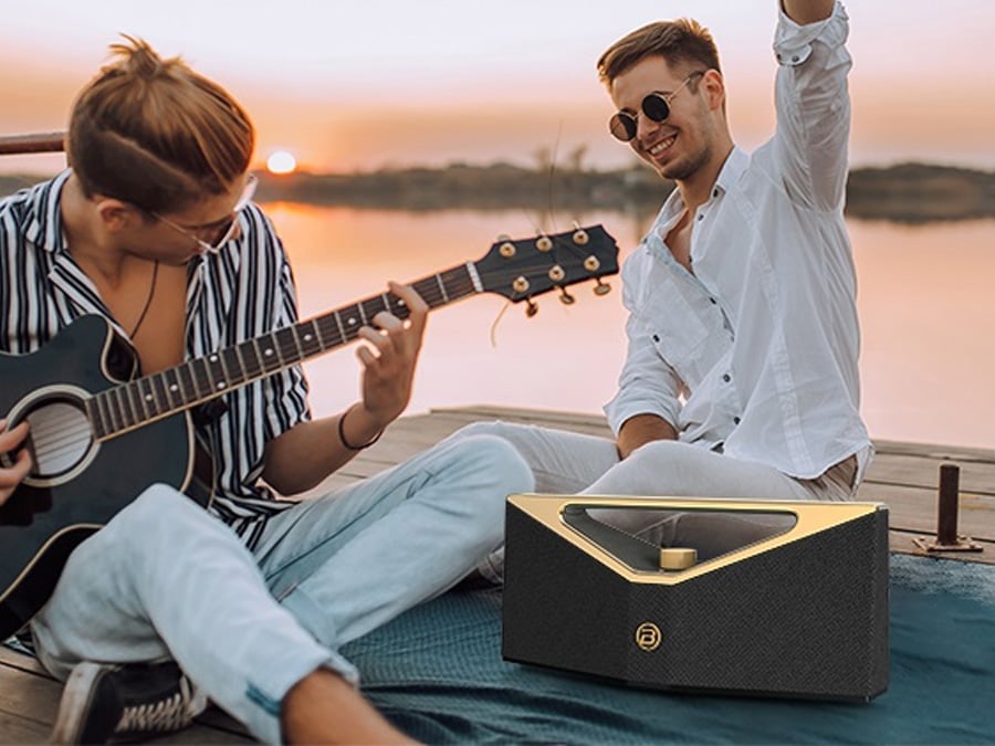 Głośnik przenośny Bugani Brief Pro Black Silver