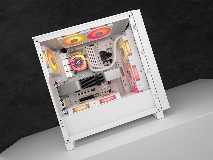 Chłodzenie wodne Corsair iCUE LINK TITAN 360 RX LCD White 3x120mm