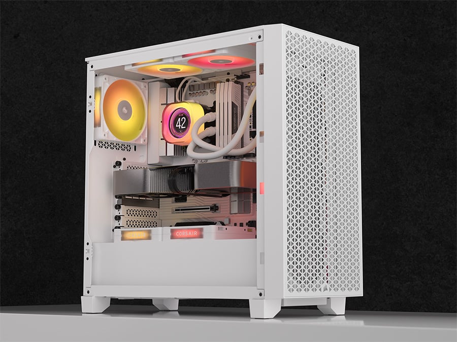 Chłodzenie wodne Corsair iCUE LINK TITAN 360 RX LCD White 3x120mm