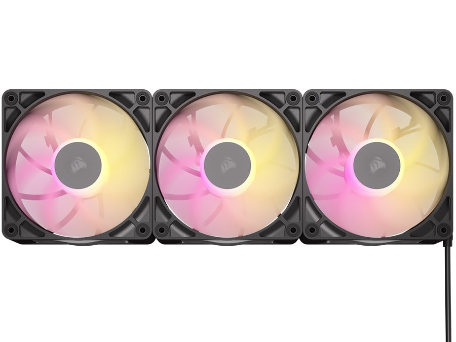 Wentylatory Corsair iCUE LINK RX120 MAX RGB PWM Black 3x120 mm