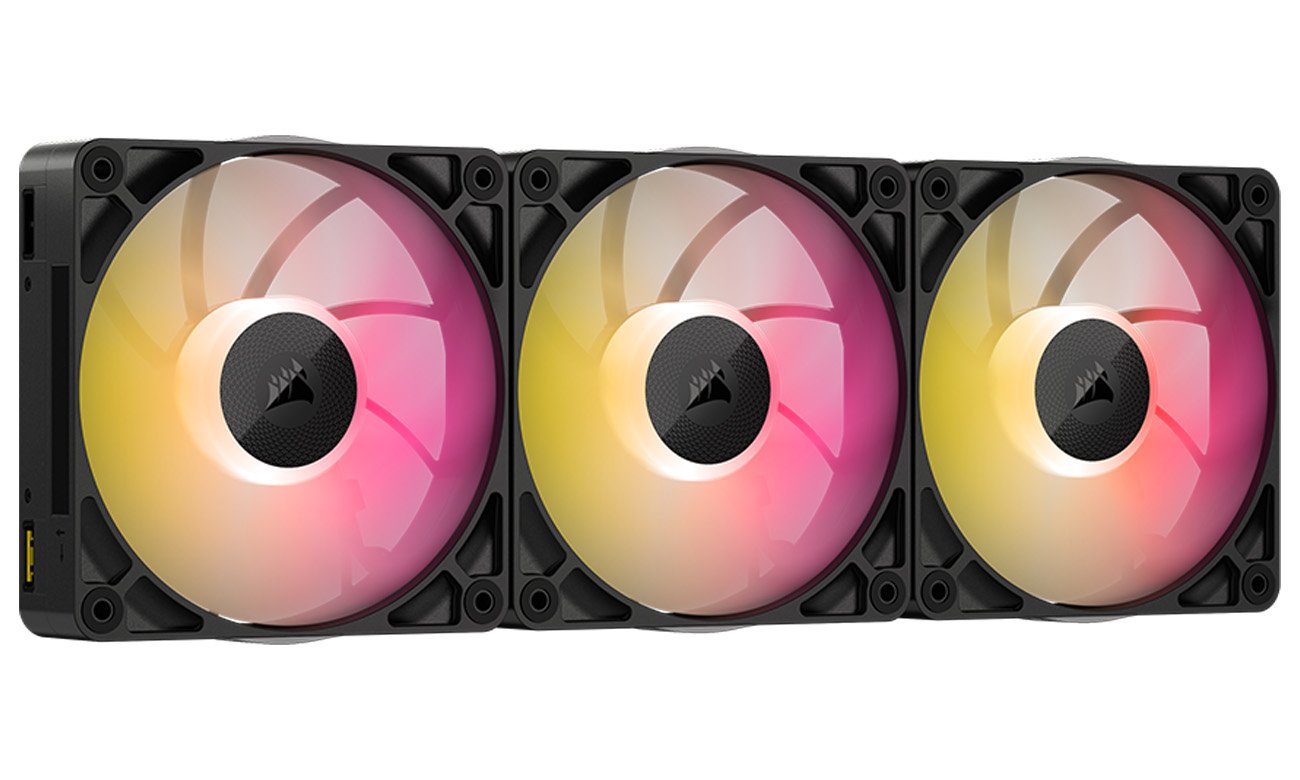 Wentylatory Corsair iCUE LINK RX120 MAX RGB PWM Black 3x120 mm