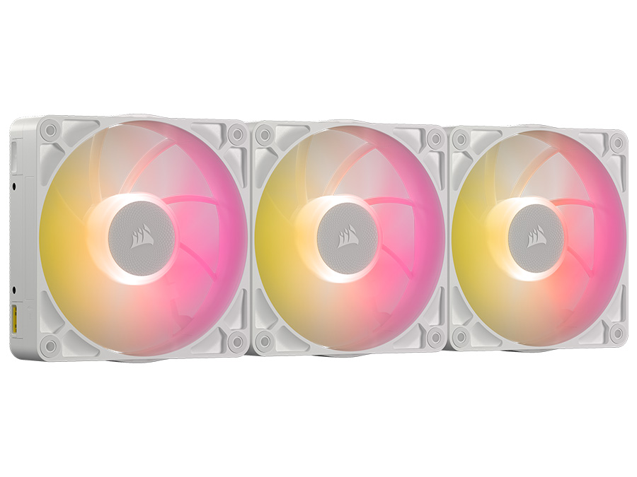 Wentylatory Corsair iCUE LINK RX120 MAX RGB PWM White 3x120 mm