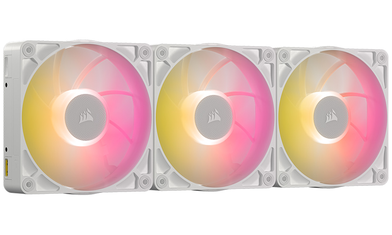 Wentylatory Corsair iCUE LINK RX120 MAX RGB PWM White 3x120 mm