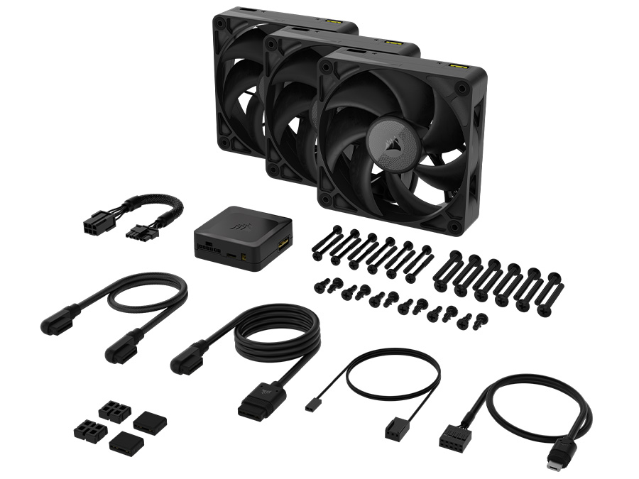 Wentylatory do komputera Corsair iCUE LINK RX120 MAX PWM Triple Pack 3x120mm