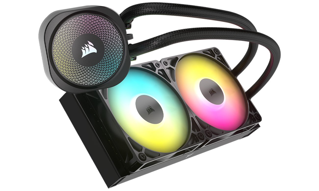 Chłodzenie wodne Corsair NAUTILUS 240 RS ARGB Black 2x120mm