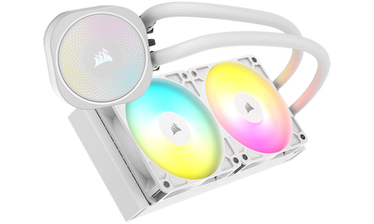 Chłodzenie wodne Corsair NAUTILUS 240 RS ARGB White 2x120mm