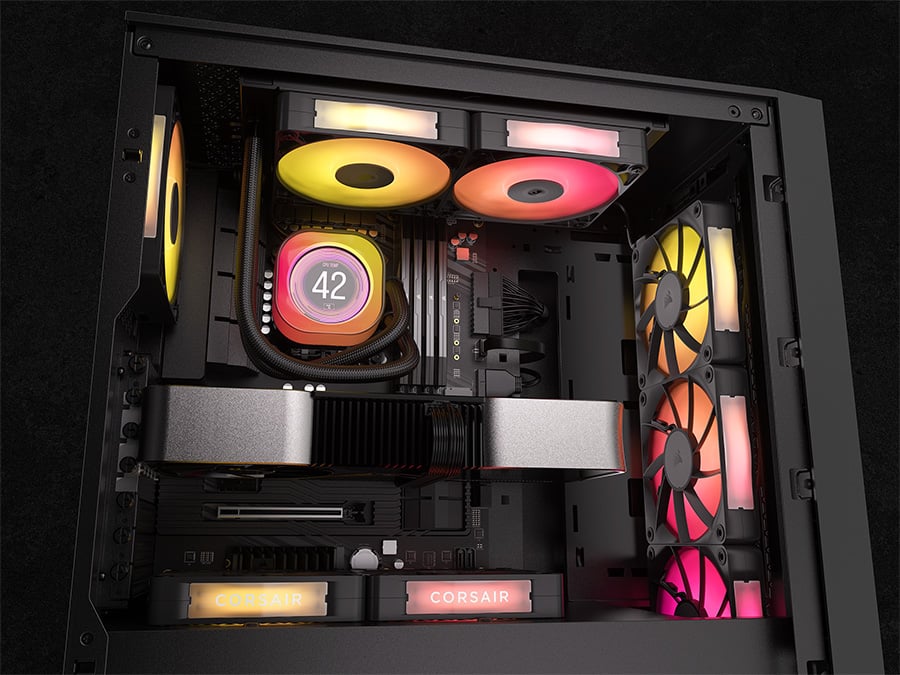 Chłodzenie wodne Corsair iCUE LINK TITAN 240 RX LCD 2x120mm