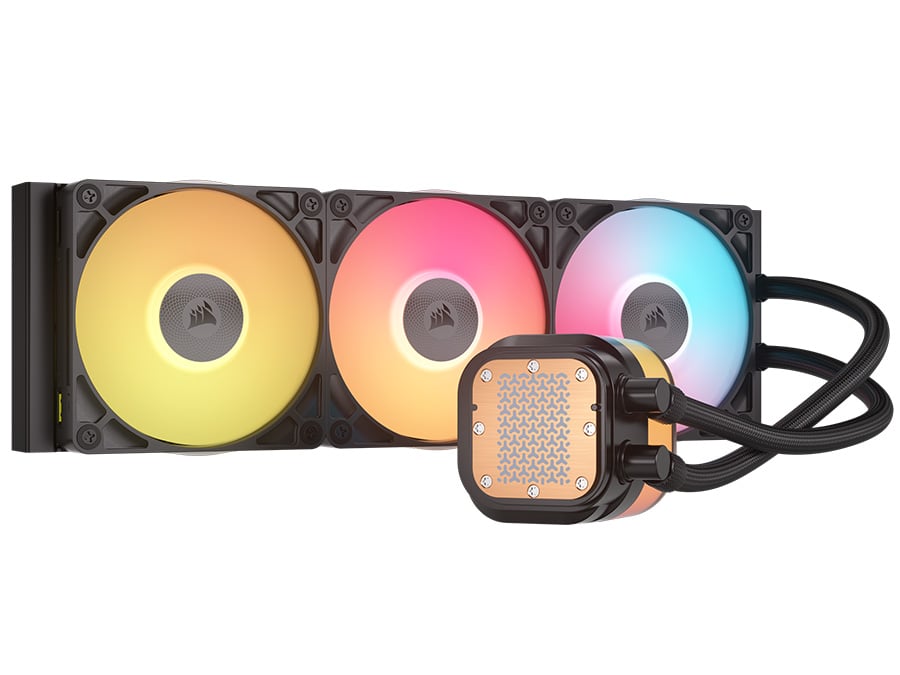Chłodzenie wodne Corsair iCUE LINK TITAN 360 RX LCD Black 3x120mm